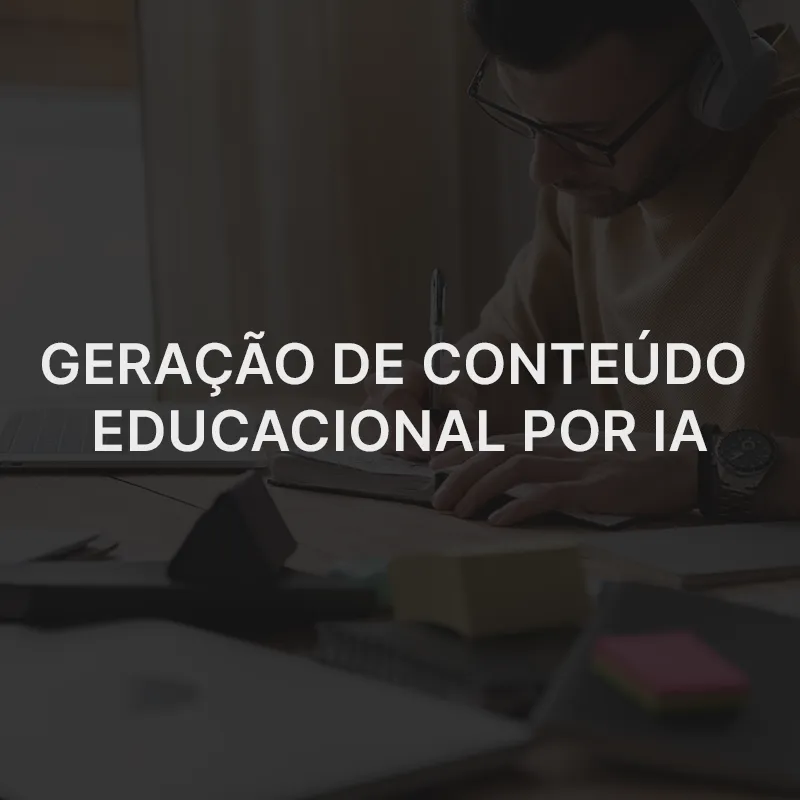 Solução de Geração de Conteúdo educacional